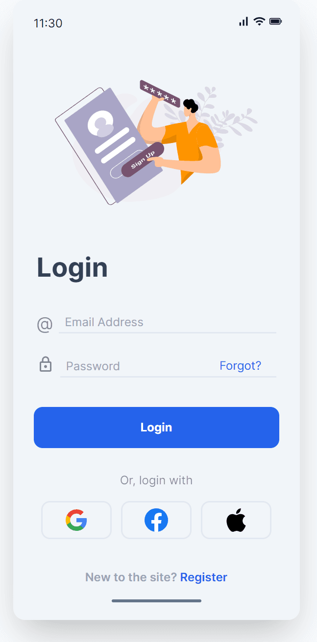 Login Card